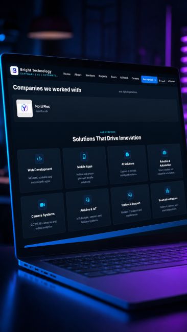 Visuel lancering for en techvirksomhed