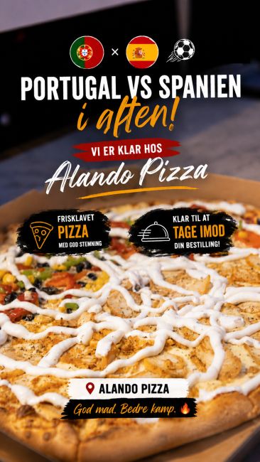 Alando Pizza – SoMe-indhold og kampagner